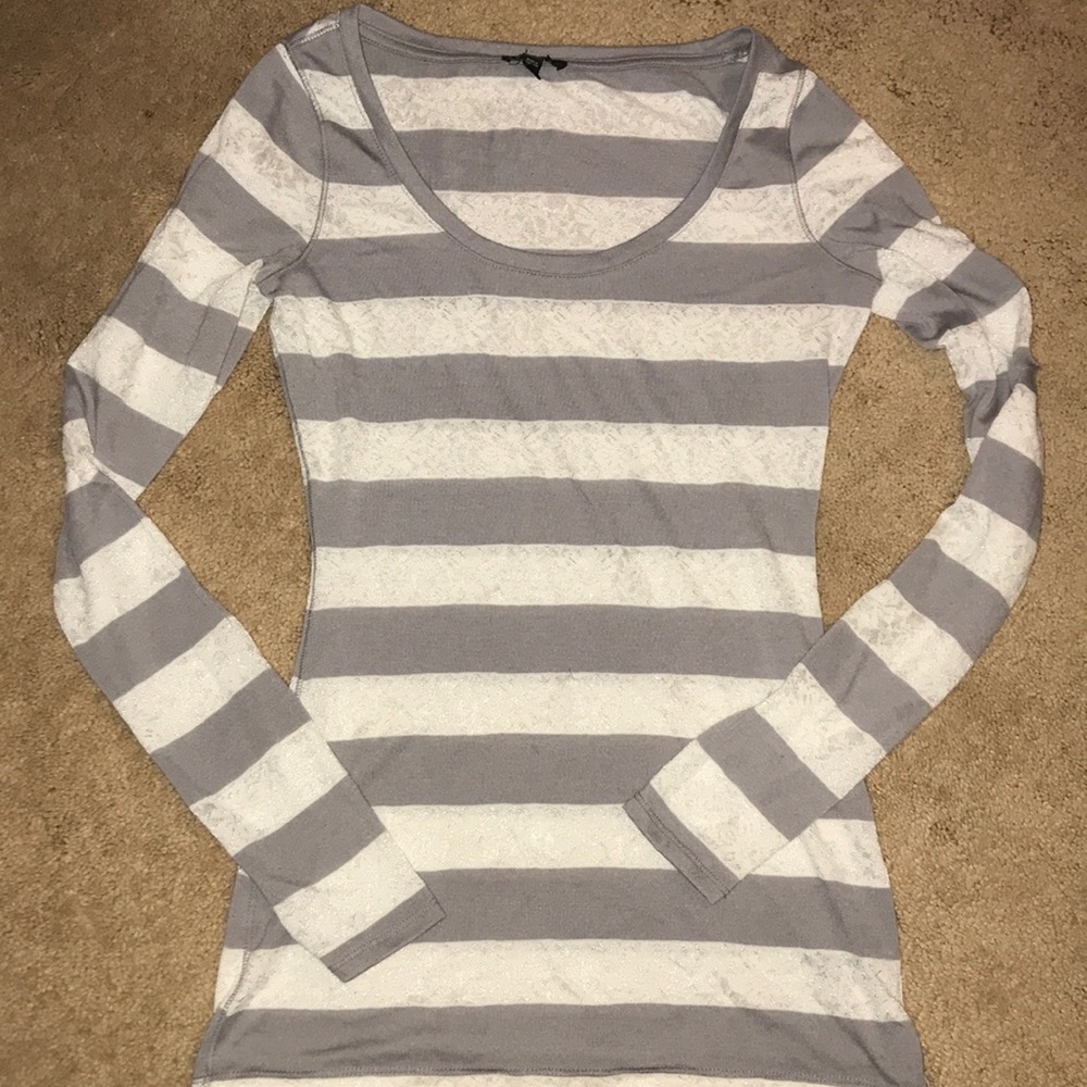 Long Sleeve Striped Tee